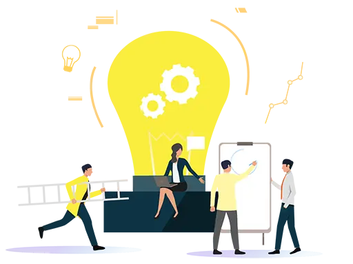 Group of Cartoon People